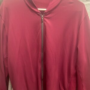 Greyson Maroon Zip-Up Jacket